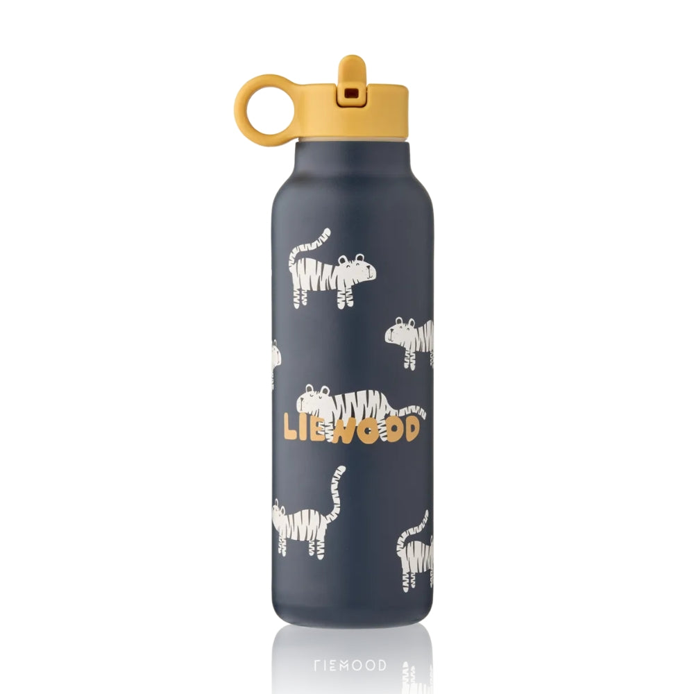 Liewood Bidon dziecięcy Falk Tiger / Classic navy 500ml