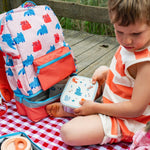The Cotton Cloud Lunchbox dziecięcy ze stali nierdzewnej z wyjmowanymi przegrodami Meowtiful Cats