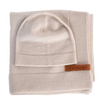 Yarnami by Poofi Zestaw merino Cozy dla niemowlaka piaskowy