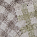 Lorena Canals Dywan Vichy Matcha Swan Lake 90 × 120 cm