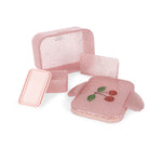 Konges Slojd Lunchbox brokatowy Cherry glitter