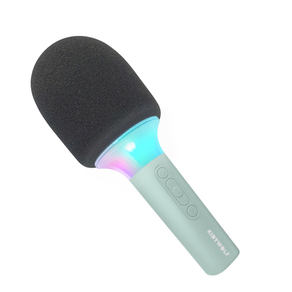 Kidywolf Mikrofon dla dzieci mikrofon do karaoke z modulacją Kidymic Zielony