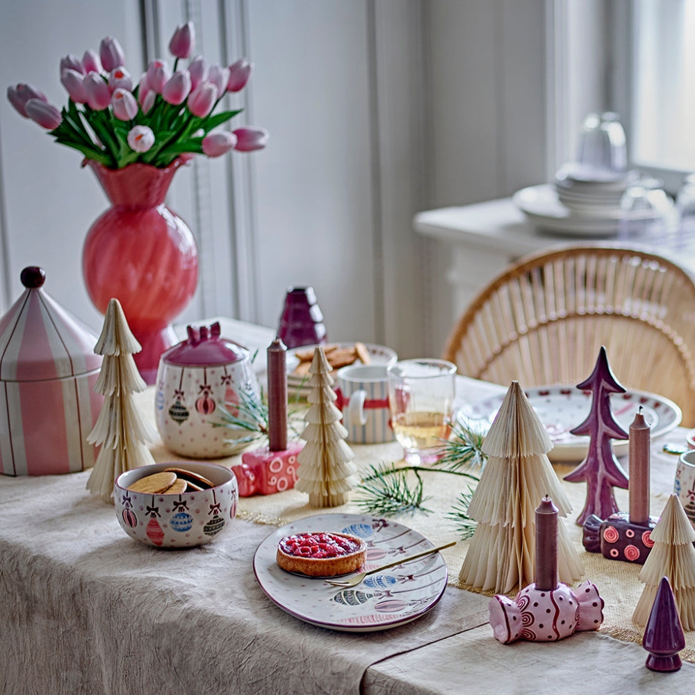 Bloomingville Słoik z kamionki Ornamentia Multi