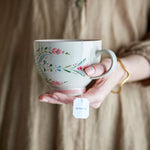 Bloomingville Kubki z kamionki Rosalynde White zestaw 4 sztuk