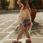 Konges Slojd Kurtka dla dziewczynki pikowana Flora Sequin Gelato