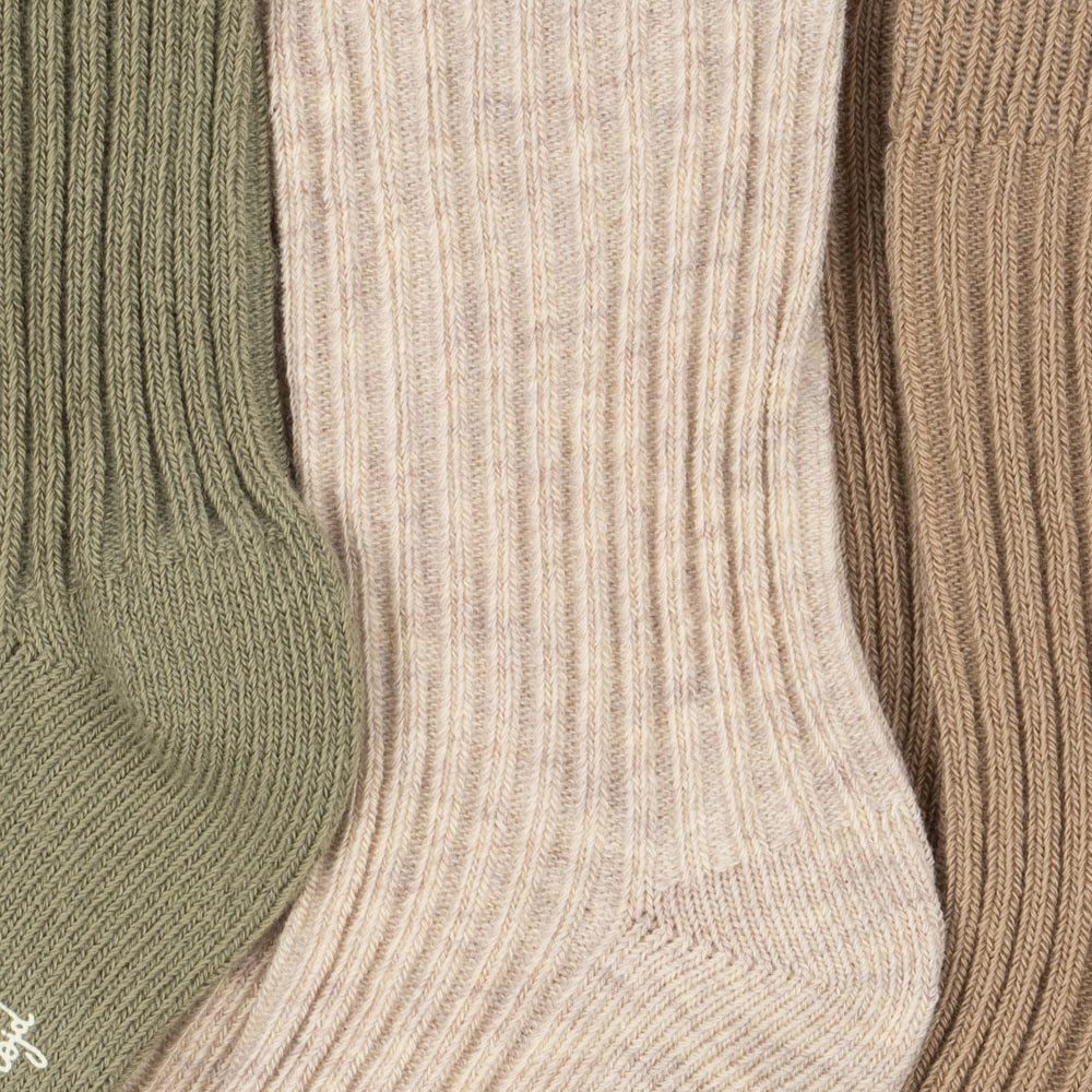 Konges Slojd Skarpetki dla dziewczynki Rib Mix 3 pak