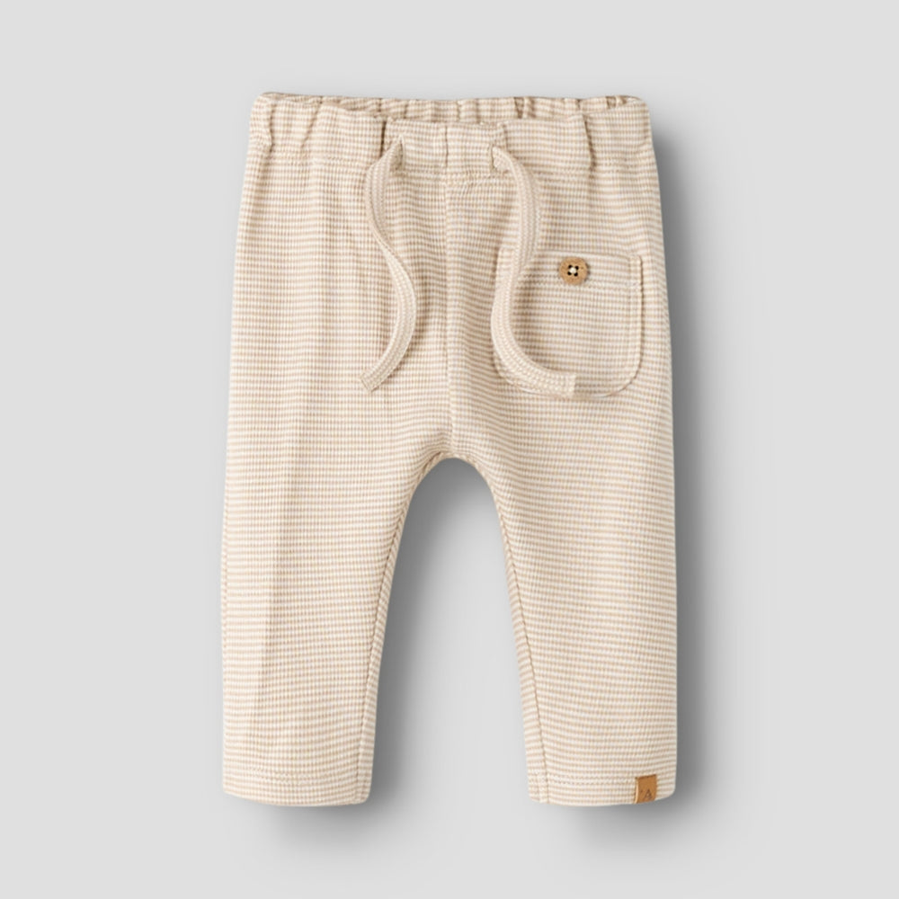 Lil’ Atelier Spodnie niemowlęce chłopięce Oxford Tan NBMFENG