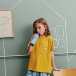 Liewood Bidon dziecięcy Falk Race cars / Beach blue 350ml