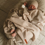 Yarnami by Poofi Zestaw merino Cozy dla niemowlaka piaskowy