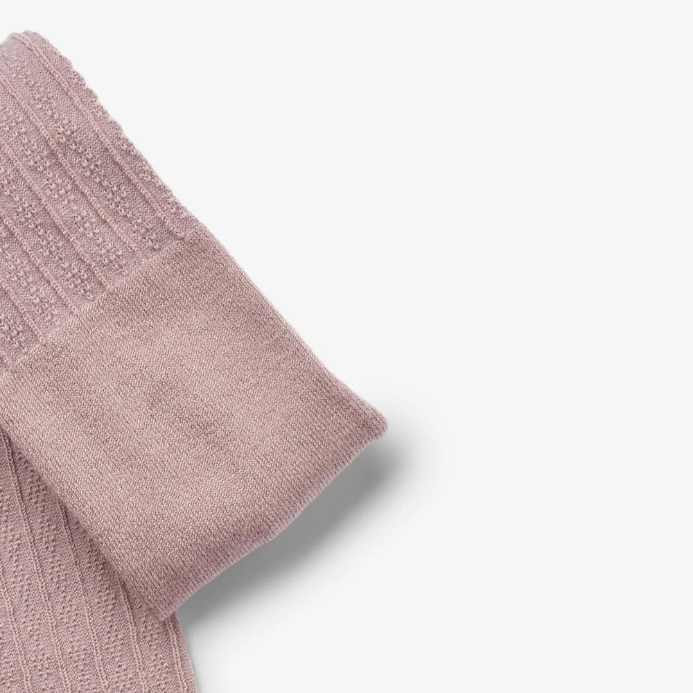 Wheat Rajstopy dla dziewczynki wełniane Karla Dry Rose