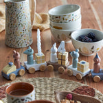 Bloomingville Dekoracja kolejka drewniana urodzinowa Junaid