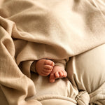 Yarnami by Poofi Zestaw merino Cozy dla niemowlaka piaskowy