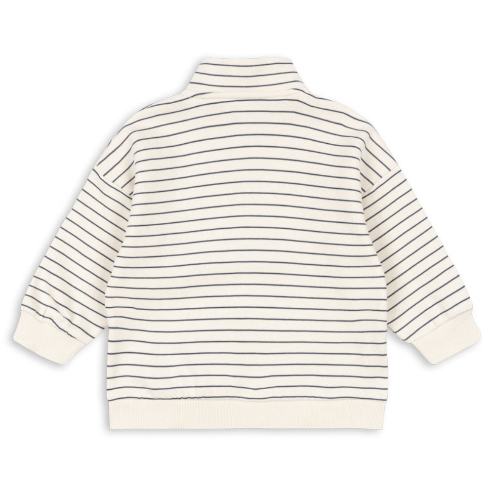 Konges Slojd Bluza dla chłopca typu half zip Lou Flintstone Stripe