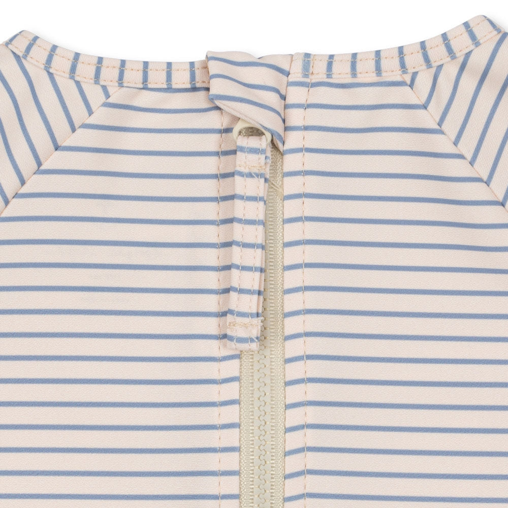 Konges Slojd Strój kąpielowy dla dziecka jednoczęściowy Aster Stripe Bluie