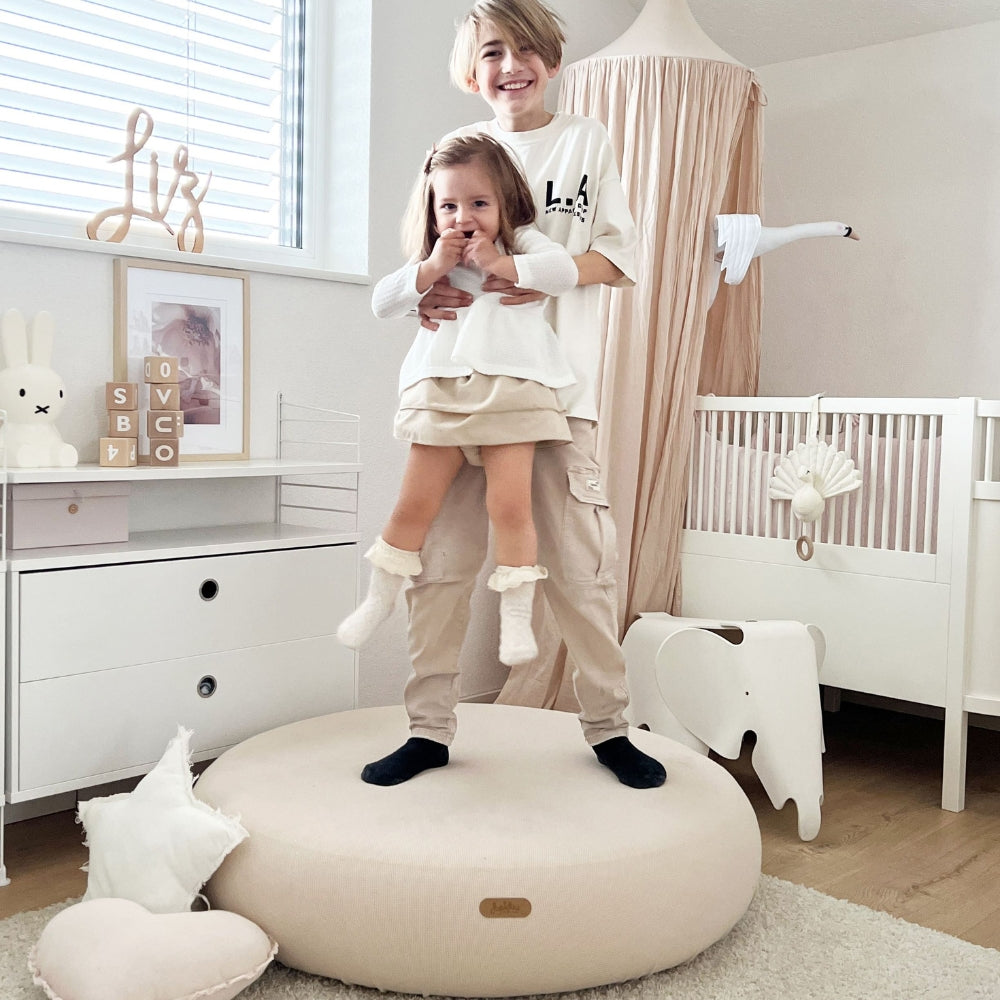 Jupiduu Poduszka trampolina wewnętrzna Jumpspot Dark Beige