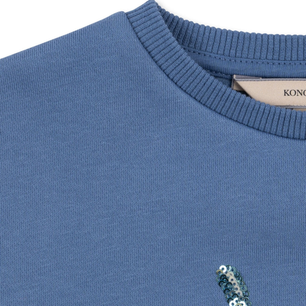 Konges Slojd Bluza dla dziewczynki Loumilla Colony Blue