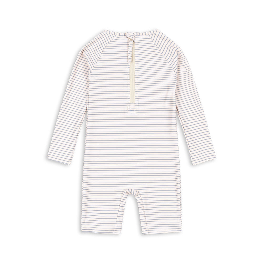 Konges Slojd Strój kąpielowy dla dziecka jednoczęściowy Aster Stripe Bluie