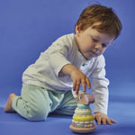 Janod Drewniana piramidka dla dzieci owca Zigolos