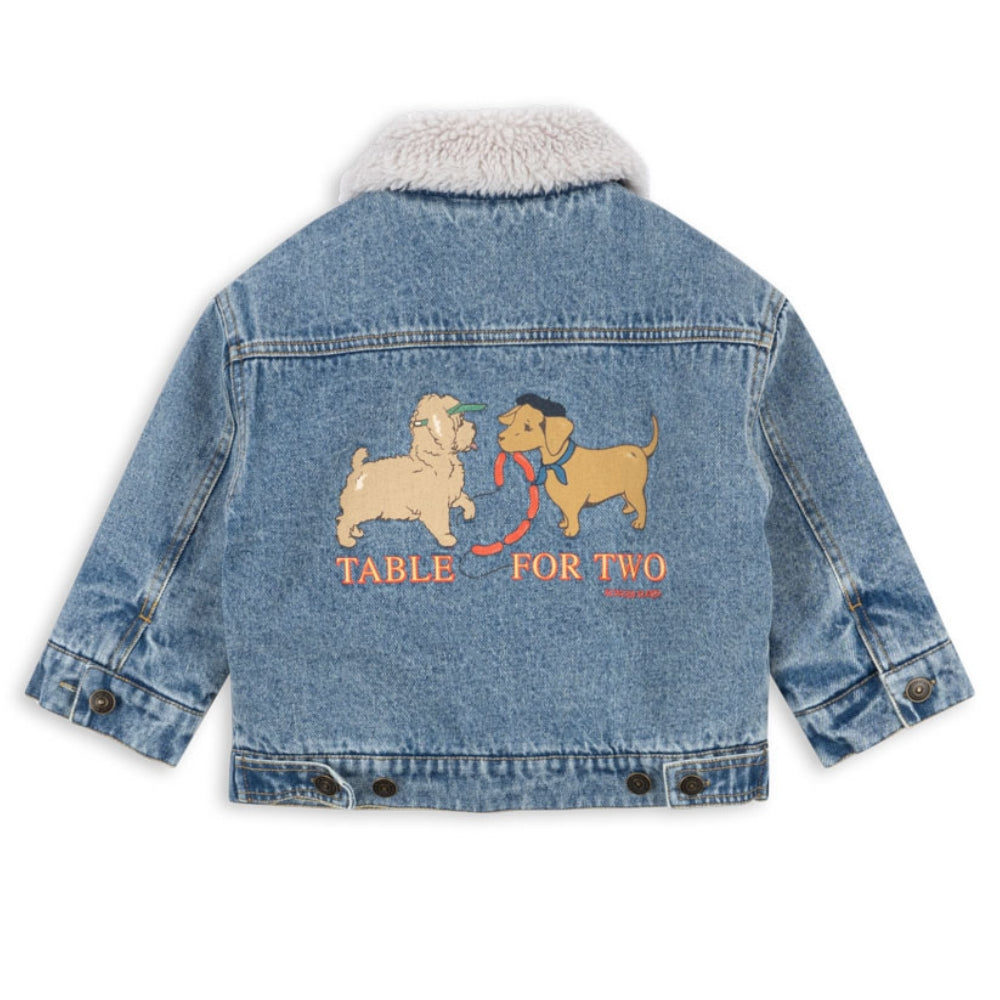 Konges Slojd Kurtka dżinsowa dla chłopca Magot Denim Blue