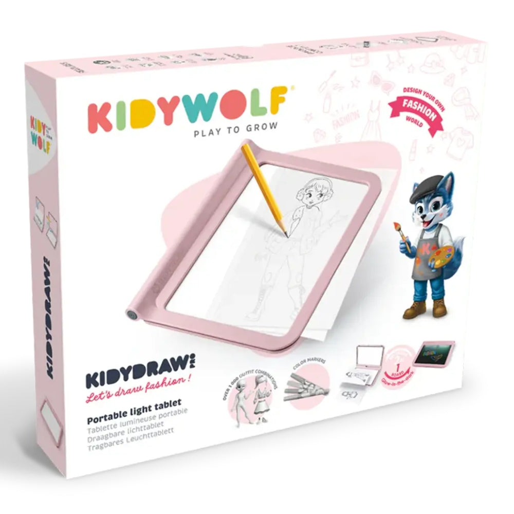 Kidywolf Tablet do rysowania dla dzieci Kidydraw K-Draw-Pro Fashion