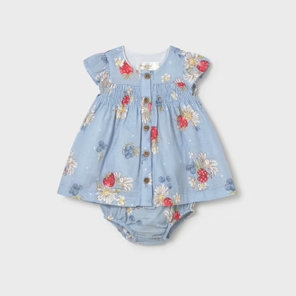 Mayoral Sukienka z gazy dla niemowlaka Lagoon