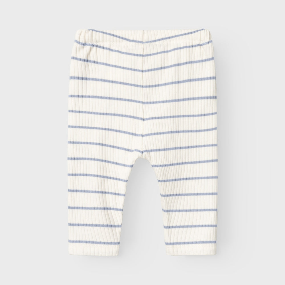 Lil’ Atelier Spodnie niemowlęce dla chłopca Coconut Milk Zen Blue NBMKAIL