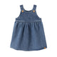 Lil Atelier Sukienka bez rękawów Nbfobello Dark Blue Denim