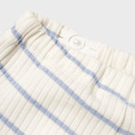 Lil’ Atelier Spodnie niemowlęce dla chłopca Coconut Milk Zen Blue NBMKAIL