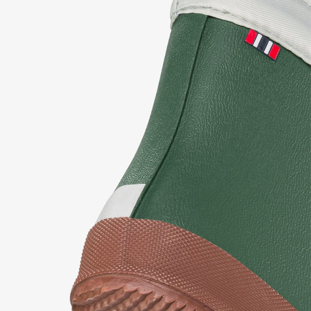 Viking Kalosze dziecięce barefoot Alv Dark Green