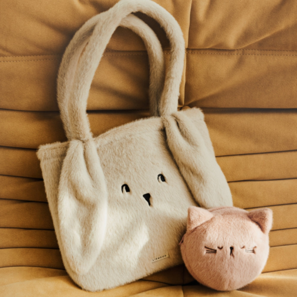 Liewood Torebka dla dziewczynki pluszowa Lexi Rabbit Mist