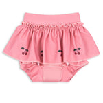 Konges Slojd Kąpielówki dla dziewczynki Bobbi Frill Mahogany Rose