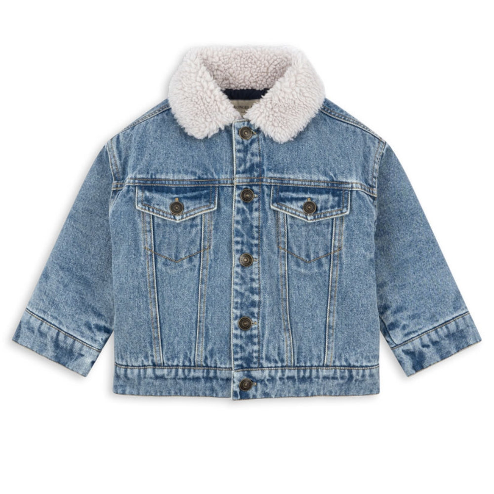 Konges Slojd Kurtka dżinsowa dla chłopca Magot Denim Blue