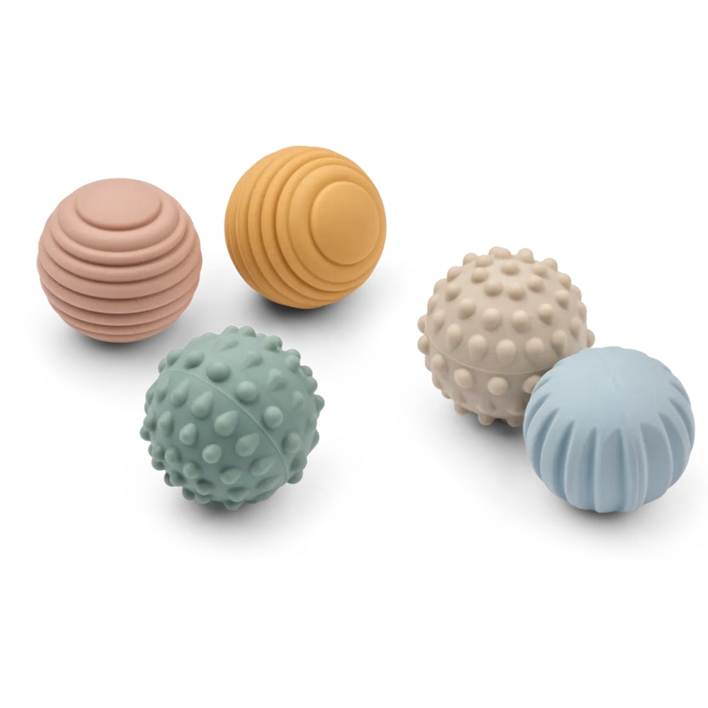 Liewood Piłki sensoryczne dla dzieci Dorian Beach blue / multi mix