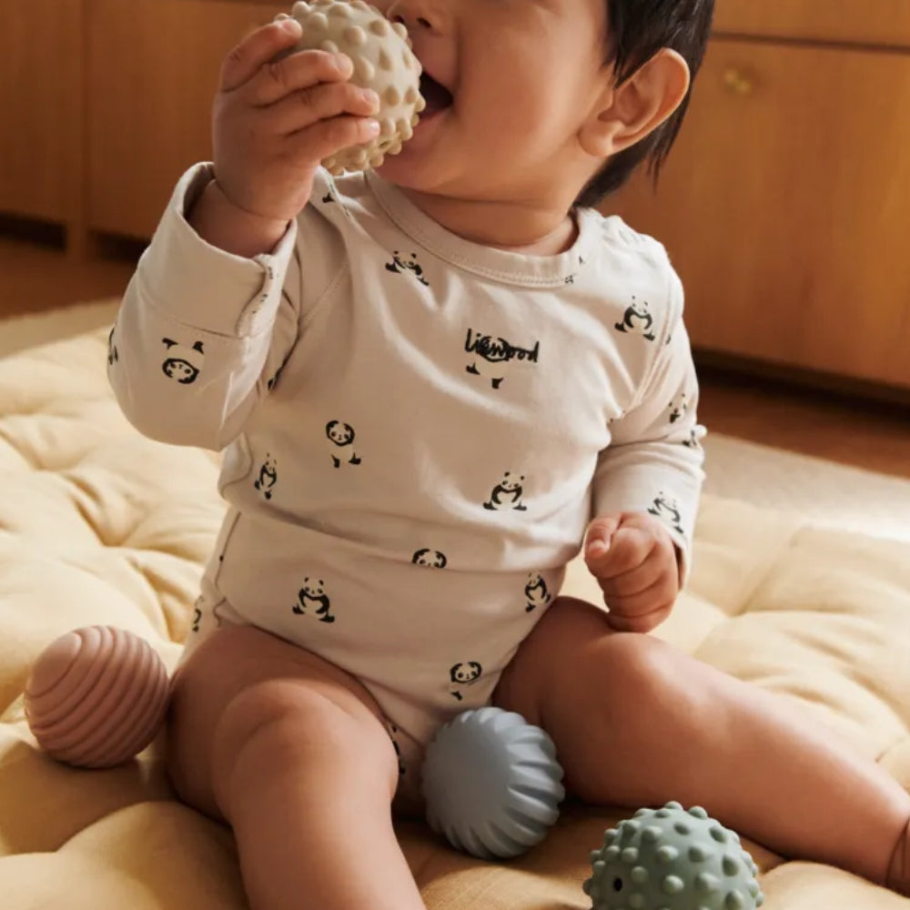 Liewood Piłki sensoryczne dla dzieci Dorian Beach blue / multi mix