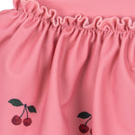 Konges Slojd Kąpielówki dla dziewczynki Bobbi Frill Mahogany Rose