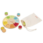 Janod Zabawka sensoryczna memory koło dotykowe Sensoriel