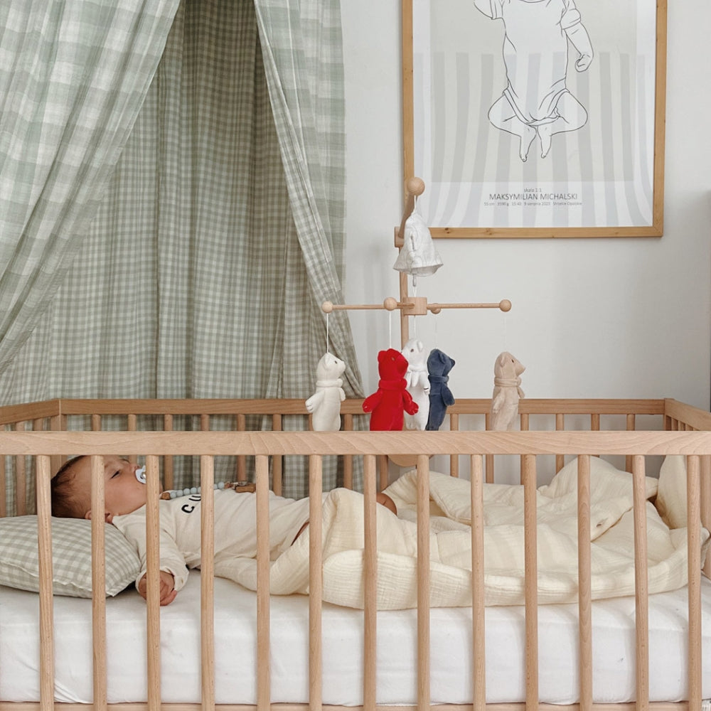 Muzpony Karuzela do łóżeczka z obrotową pozytywką Sleeping Teddy