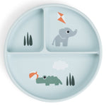 Done by Deer Talerzyk z Przyssawką Sitick&Stay Playground Blue