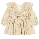 Konges Slojd Sukienka dla dziewczynki tiulowa Elin Bow Dot Miao Mist