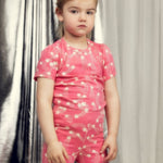 Mini Rodini Koszulka dla dziewczynki z krótkim rękawkiem Starfall Pink