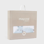 Mayoral Kocyk bawełniany dla niemowlaka Hazelnut