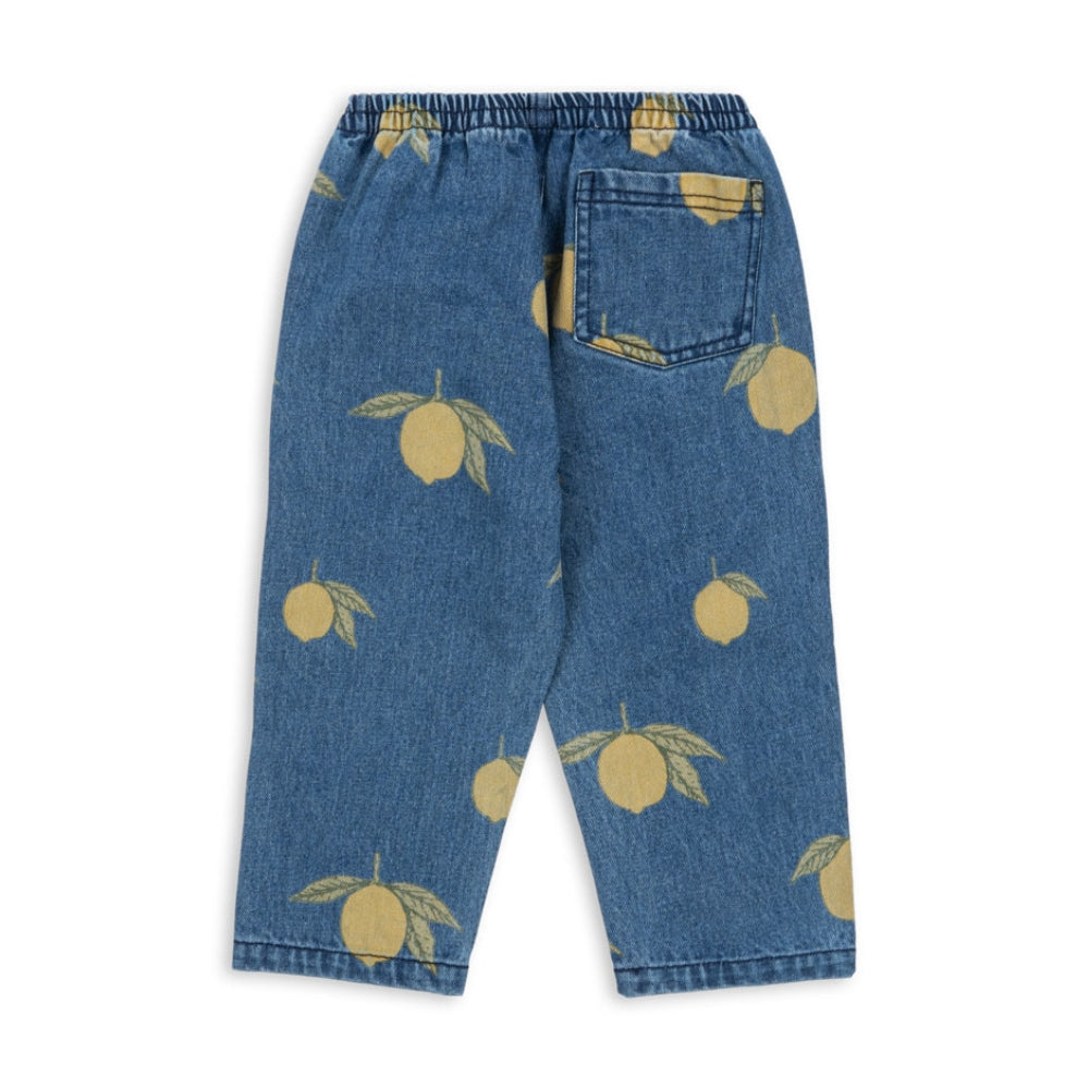 Konges Slojd Spodnie dla dziewczynki Magot Lemon Denim