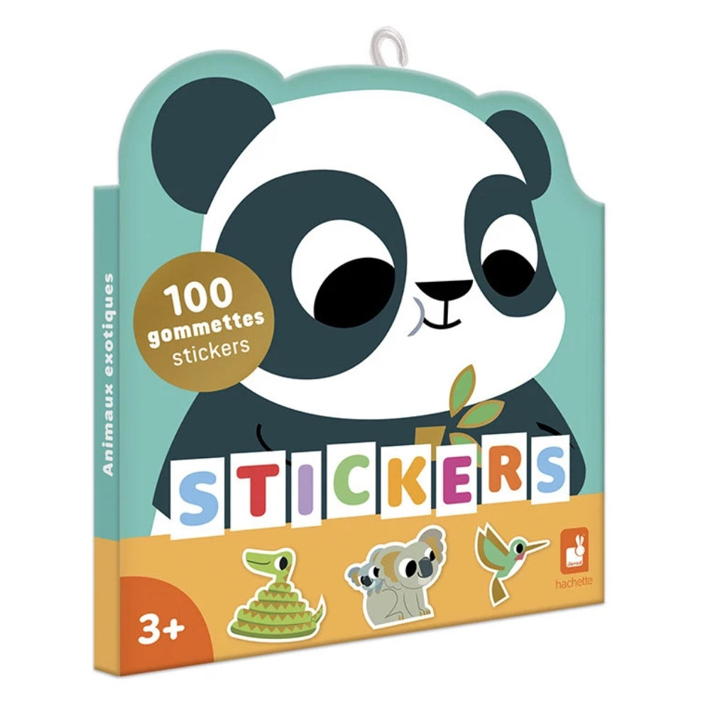 Janod Naklejki dla dzieci Egzotyczne zwierzęta 100szt