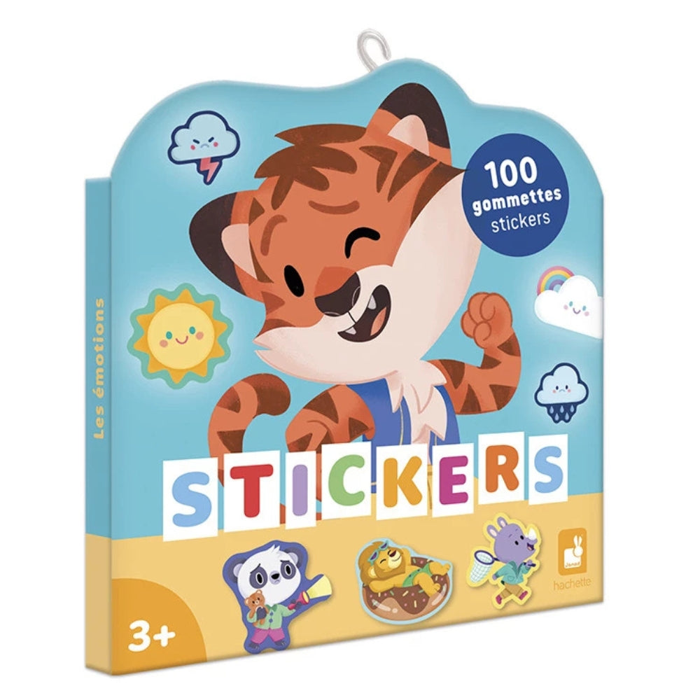 Janod Naklejki dla dzieci Emocje 100szt