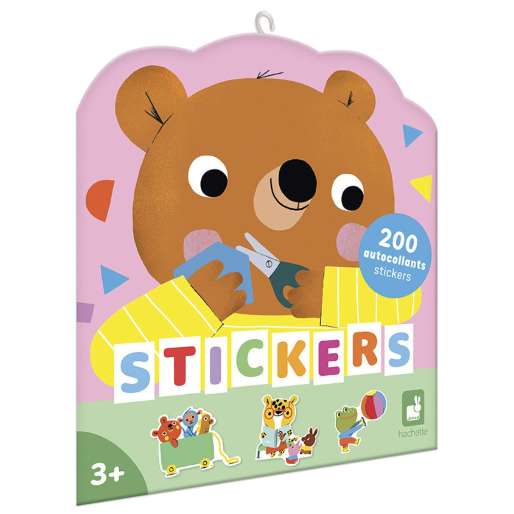 Janod Naklejki dla dzieci na arkuszach Przedszkole 200szt