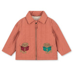 Konges Slojd Kurtka dla dziewczynki z kołnierzykiem Juno Canyon Rose