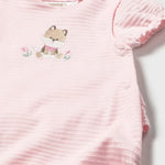 Mayoral Zestaw rampersów dla dziewczynki 2 szt. Baby Pink