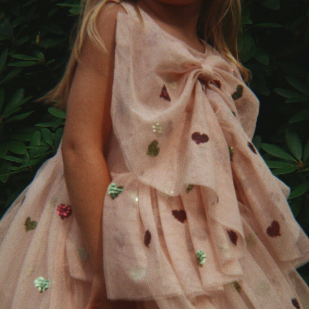 Konges Slojd Sukienka dla dziewczynki tiulowa Yvonne Bow Kitty