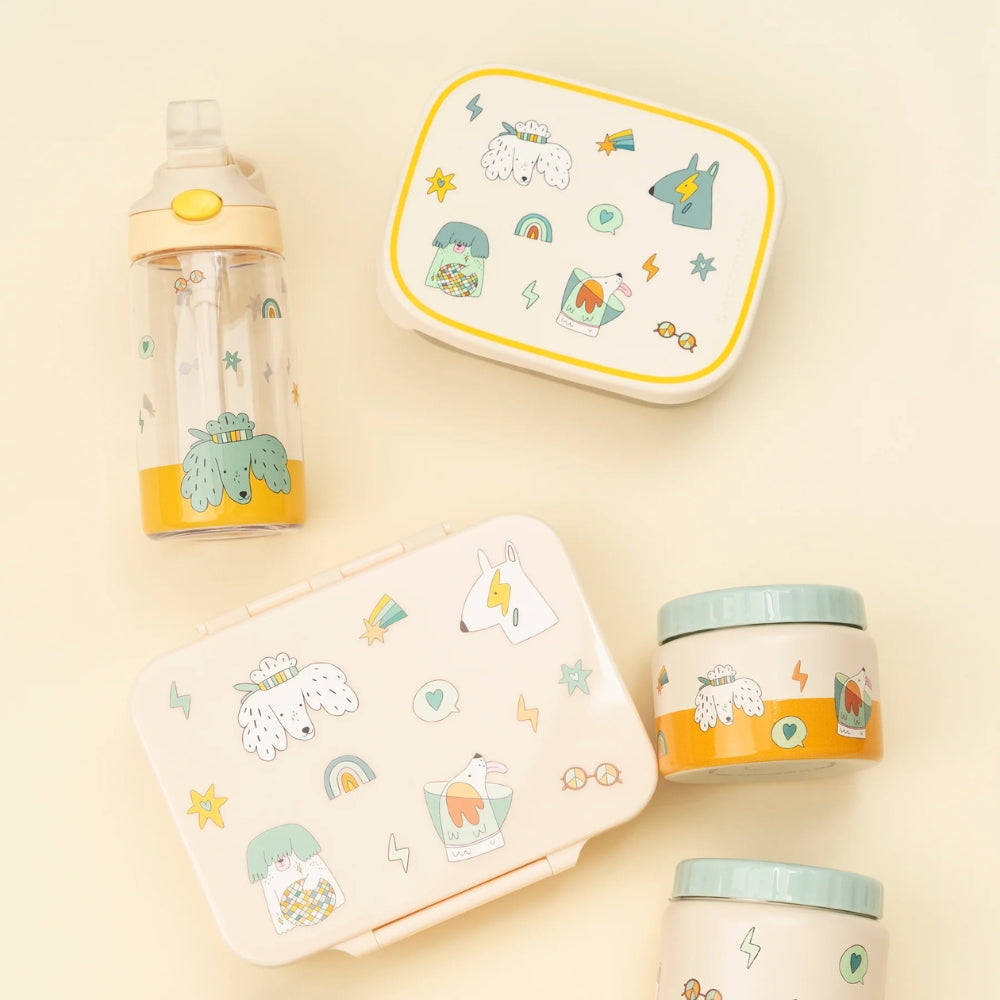 The Cotton Cloud Bidon dziecięcy trytanowy Funky Dogs 480ml