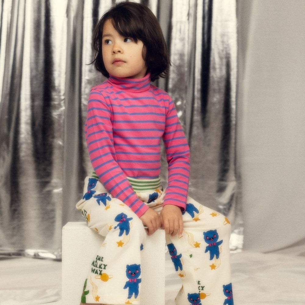 Mini Rodini Golf dla dziewczynki Stripe Pink